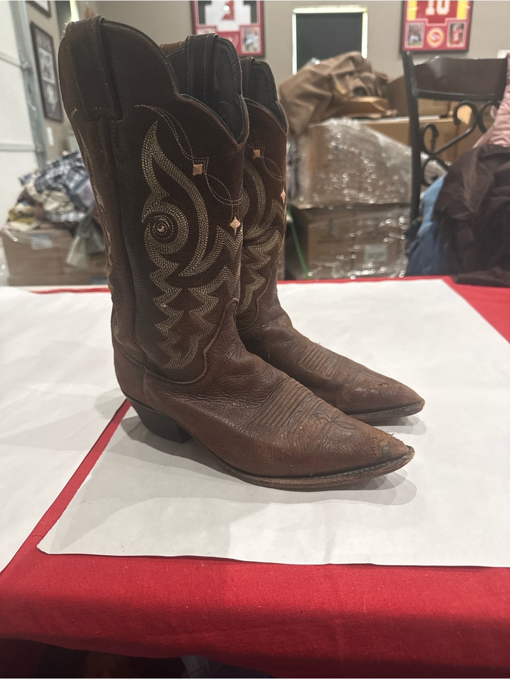 Brown Women's Western Cowboy Boots